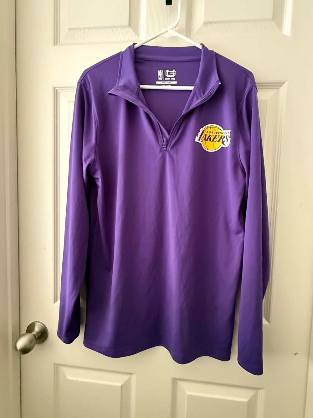 NBA Los Angeles Lakers Purple Quarter-Zip Pullover